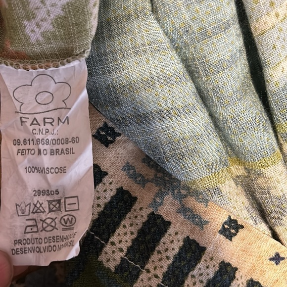 Farm Rio Brazil T-shirt Tropical Print Mini Dress size small/ P - Picture 14 of 14